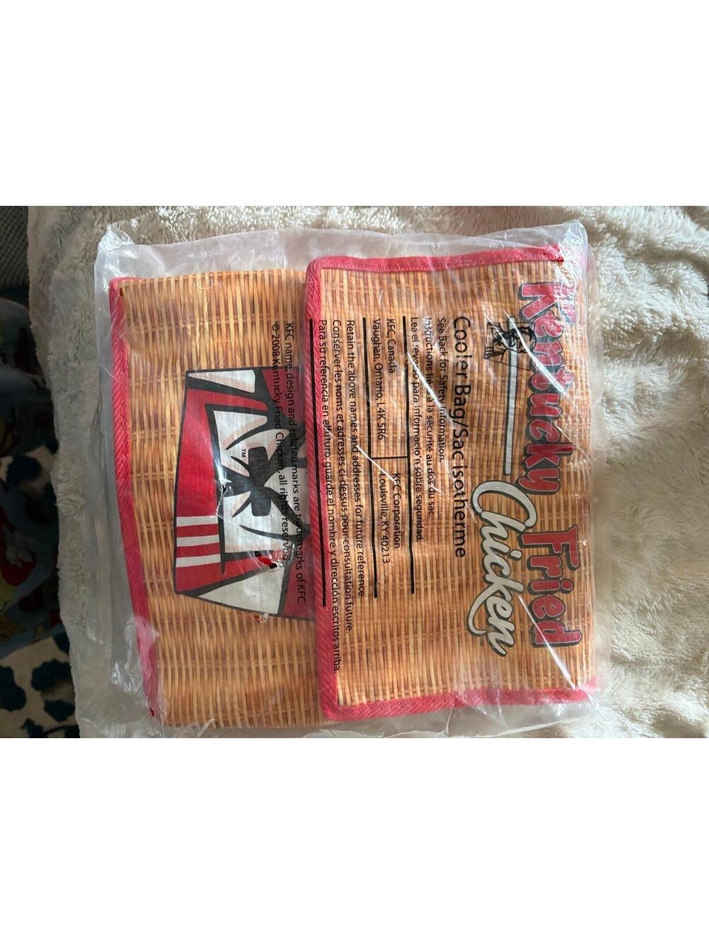 Vintage 2008 KFC Kentucky Fried Chicken branded cooler bag